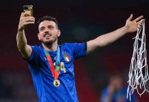 Alessandro Florenzi mentre esulta