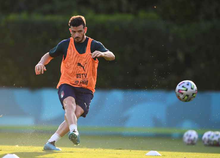 Alessandro Florenzi in allenamento