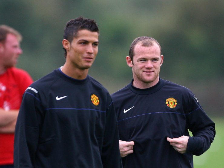 Cristiano Ronaldo e Wayne Rooney