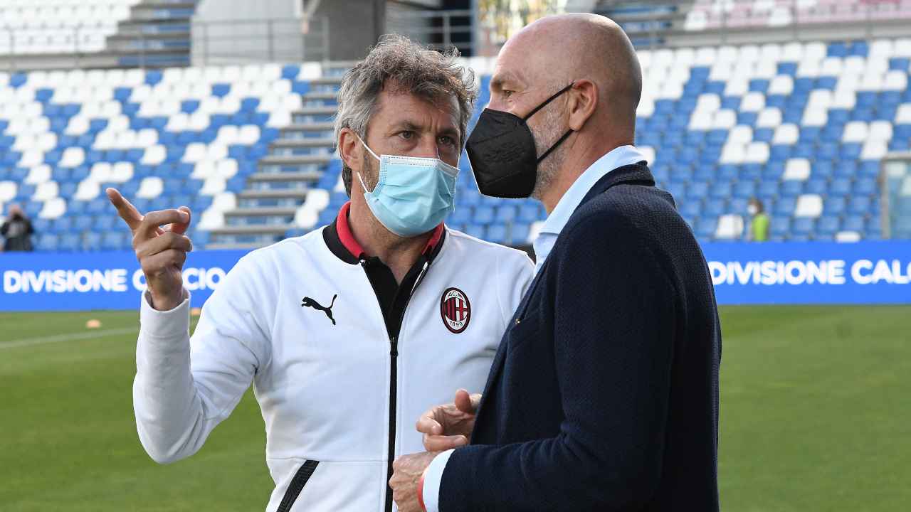 Calciomercato Milan, Maurizio Ganz e Stefano Pioli mentre parlano