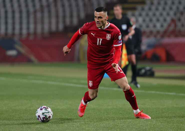 Filip Kostić in campo 