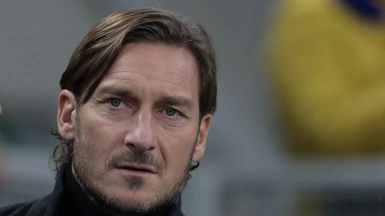 Francesco Totti in primo piano