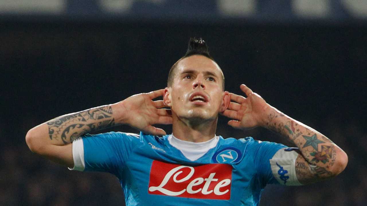 Hamsik Napoli Roma