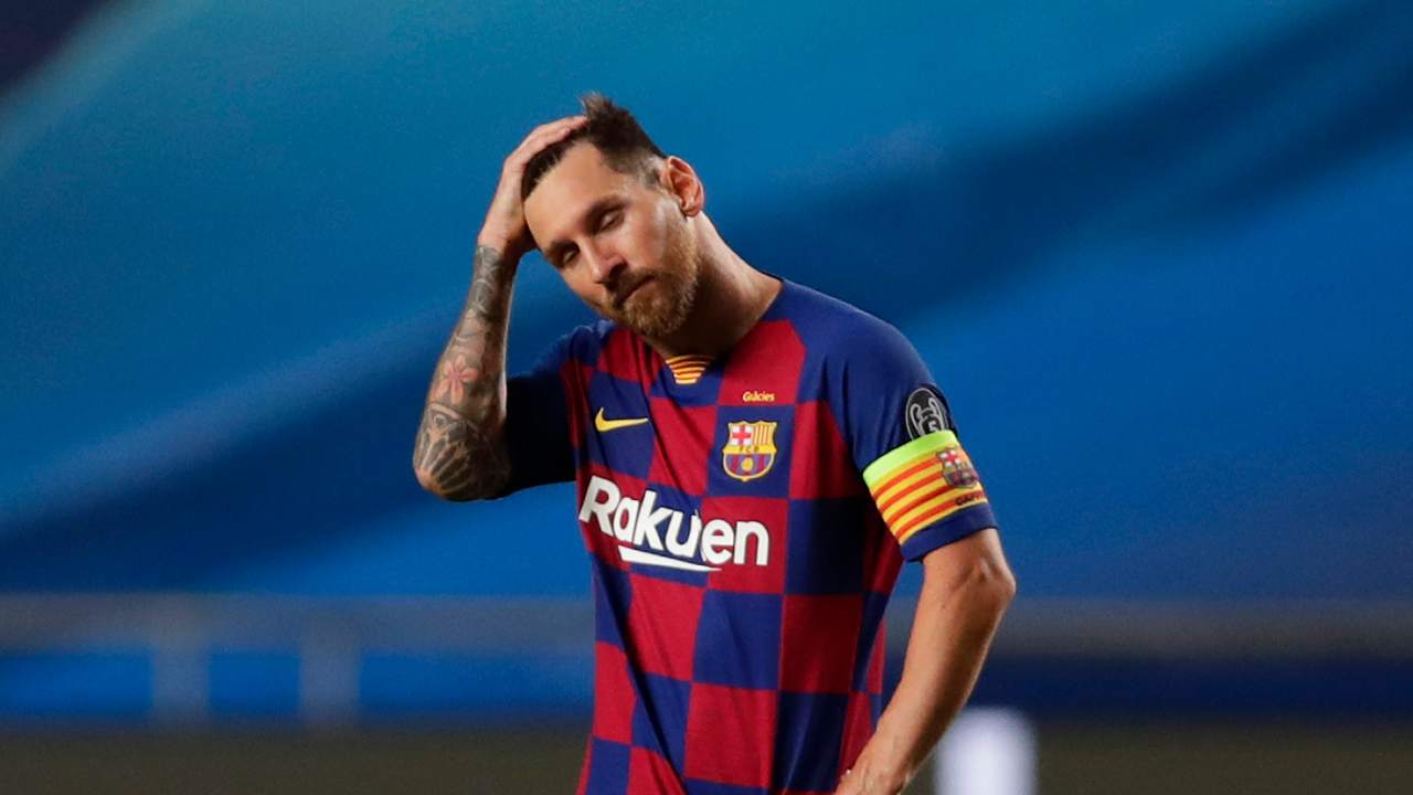 addio messi tifosi