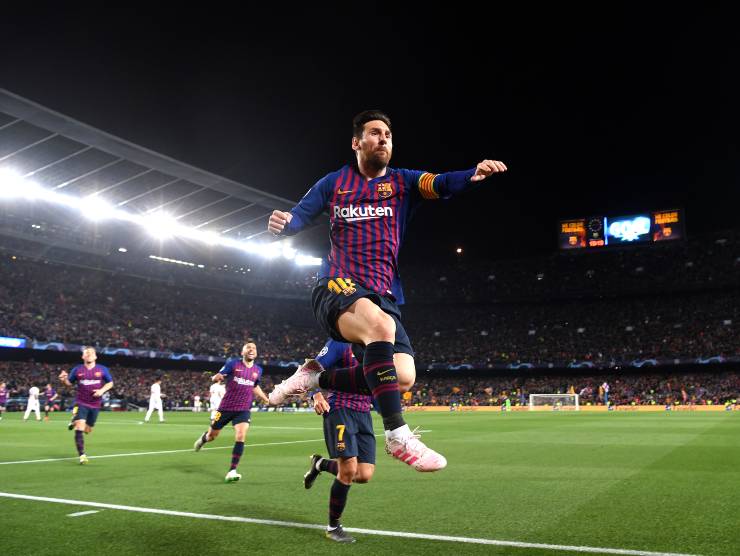 Leo Messi esulta - Getty Images