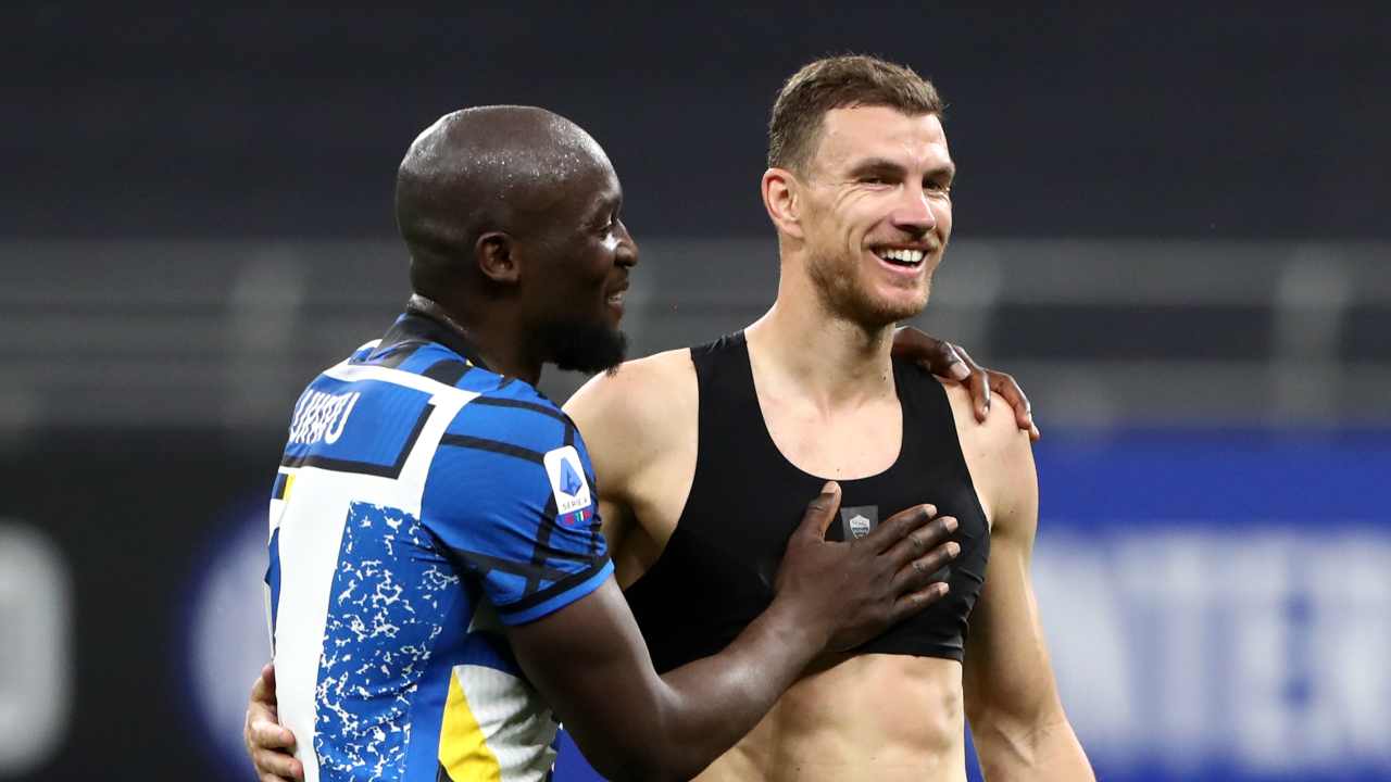 Lukaku Dzeko Inter