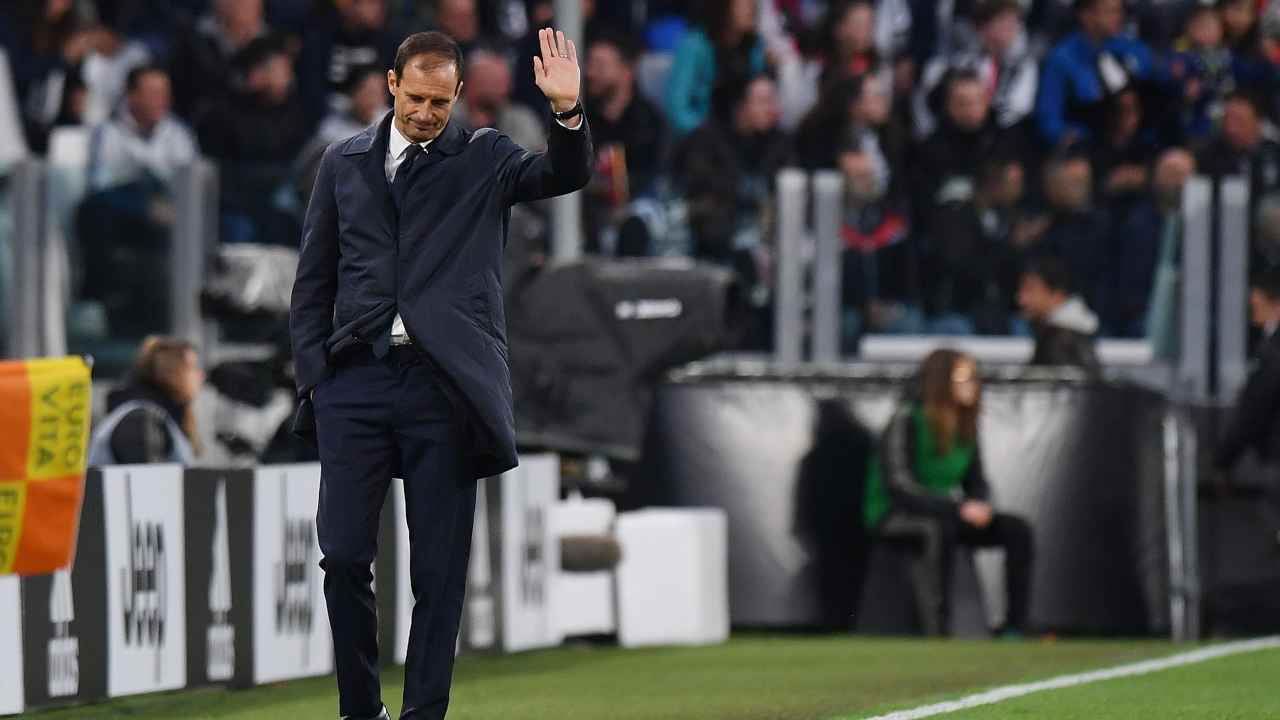 Calciomercato Juventus, Massimiliano Allegri in campo