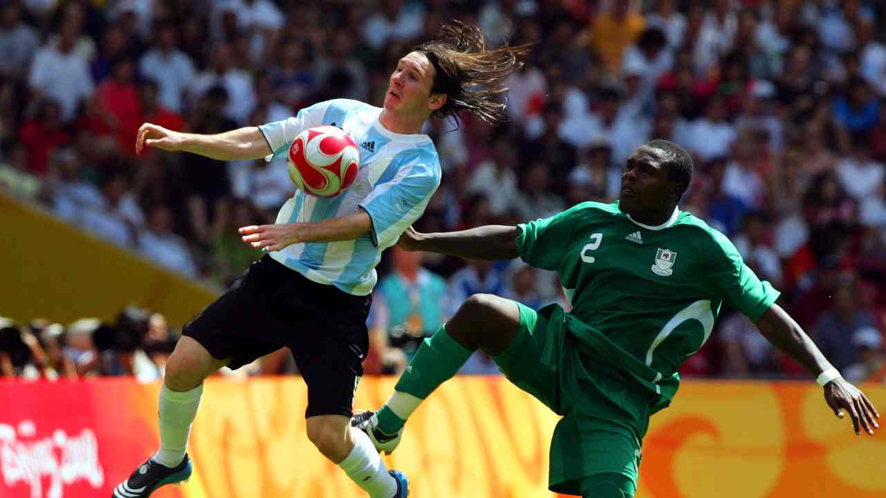 Messi contro la Nigeria - Getty Images