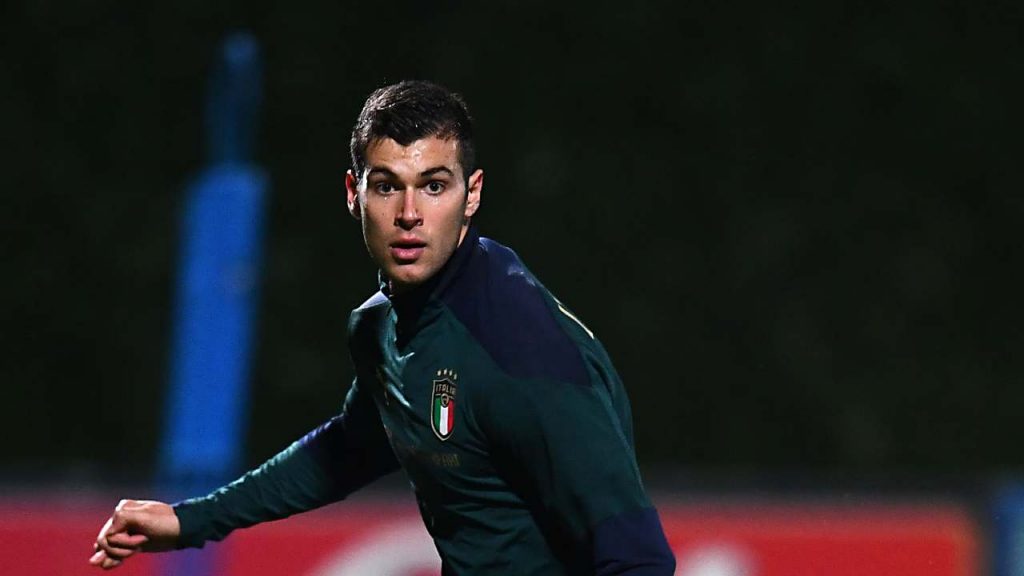 pietro pellegri in allenamento