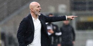 Milan, Stefano Pioli sotto la pioggia