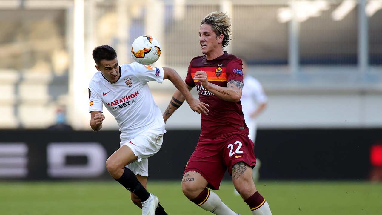 Zaniolo contro il Siviglia - Getty Images