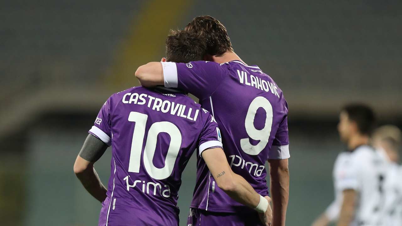 Vlahovic e Castrovilli - Getty Images