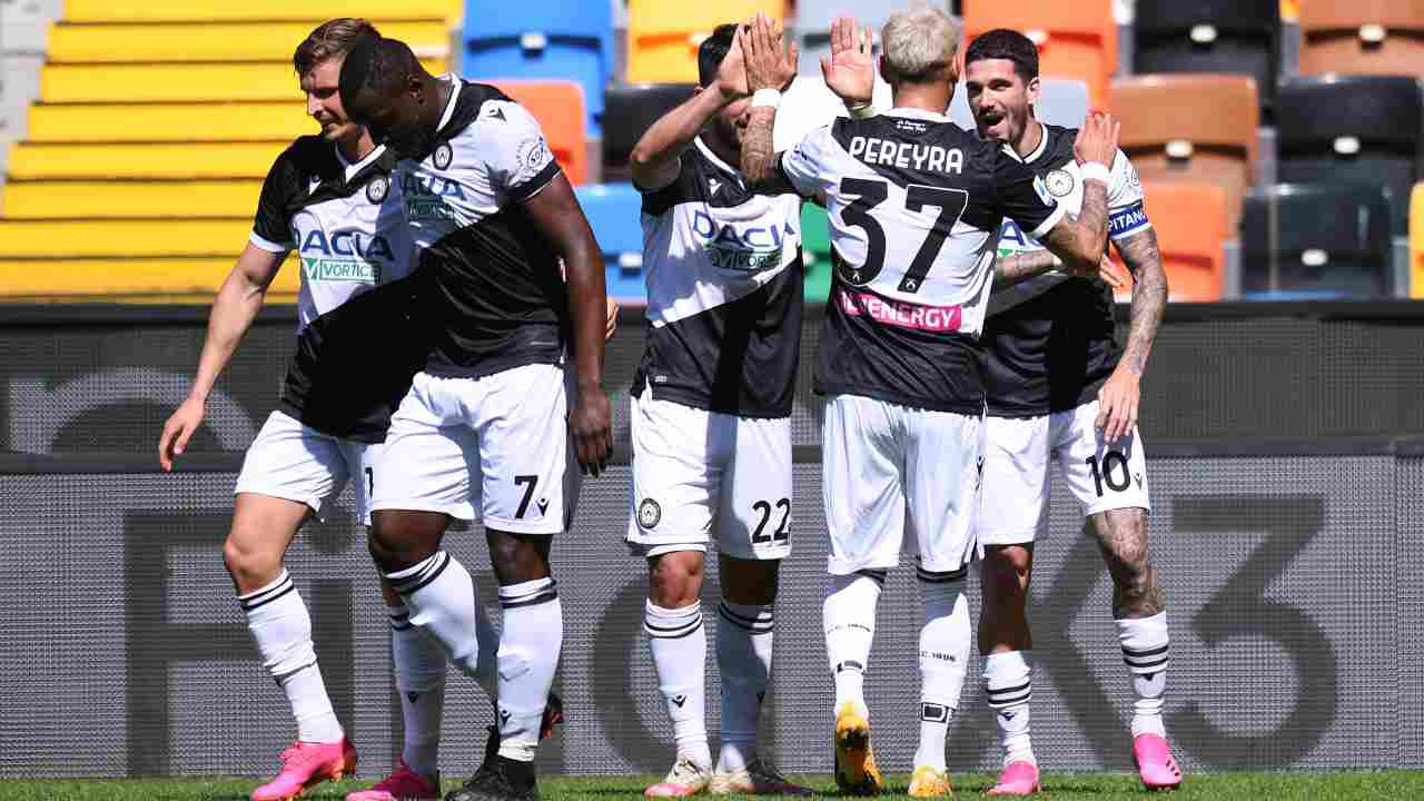 Esulta l'Udinese - Getty Images