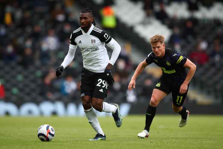 Andre-Frank Zambo Anguissa in campo con il Fulham