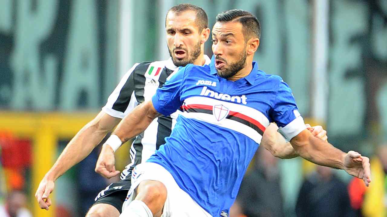 Chiellini e Quagliarella - Getty Images