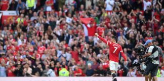 Cristiano Ronaldo di spalle