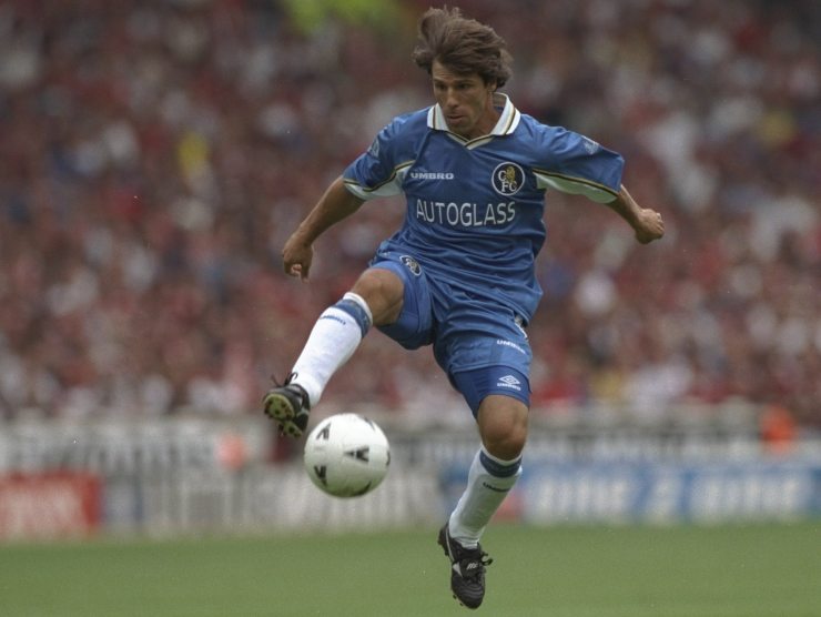 Zola al Chelsea - Getty Images