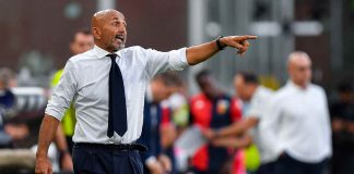 Napoli Anguissa, Luciano Spalletti (GettyImages) Luciano Spalletti mentre indica