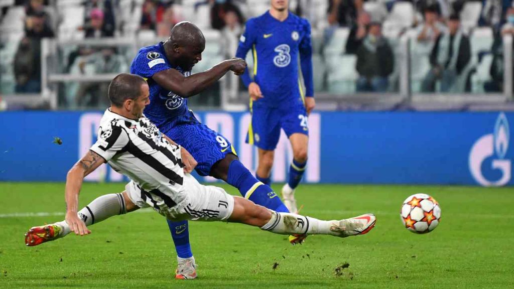 Lukaku in Juventus-Chelsea 