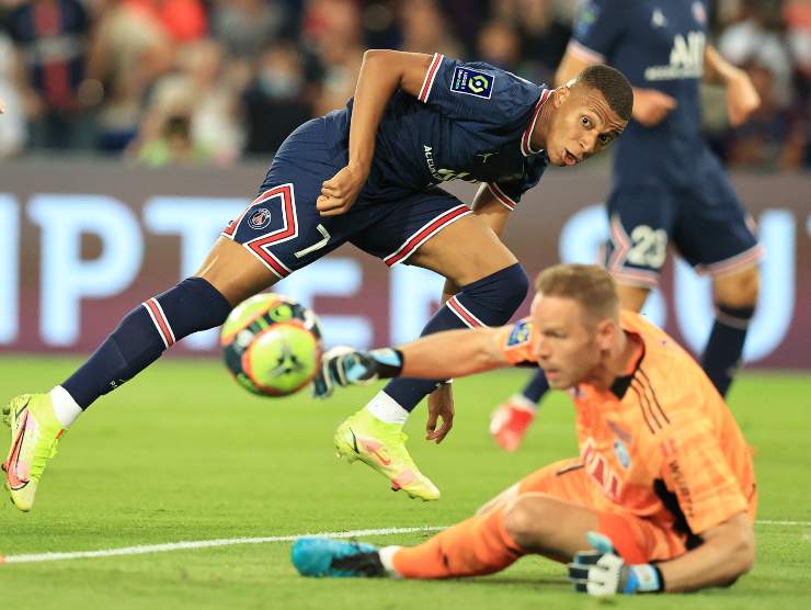 Mbappe in gol - Getty Images