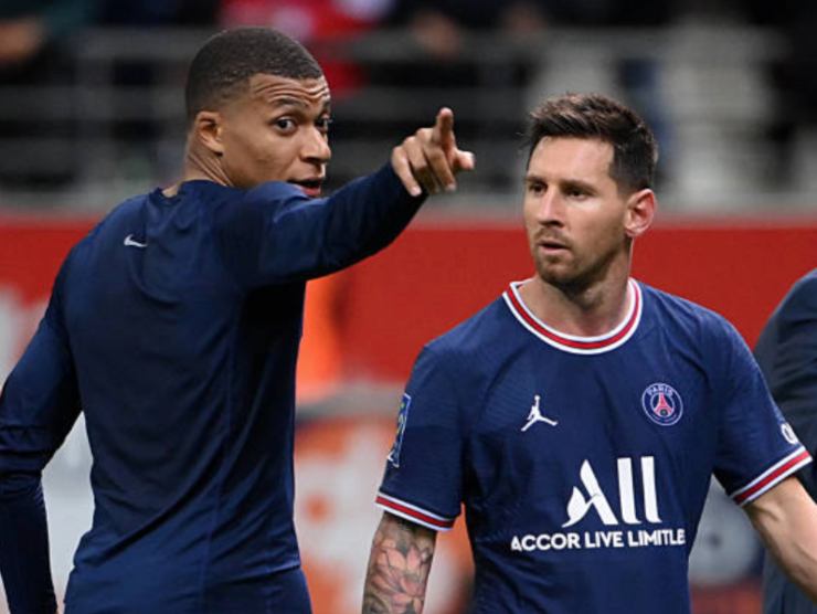 Messi e Mbappé, attaccanti del PSG