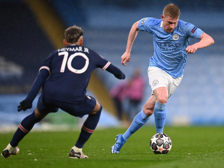 Neymar e De Bruyne - Getty Images