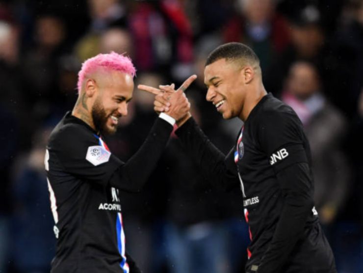 Neymar e Mbappé, attaccanti del PSG