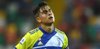 Paulo Dybala infortunio