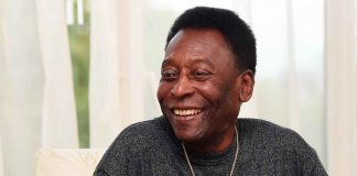 Pelé in primo piano