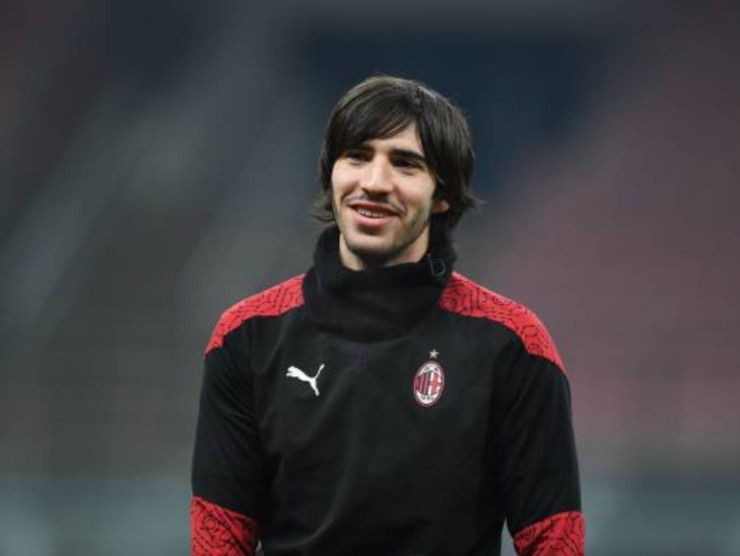 Sandro Tonali, centrocampista del Milan