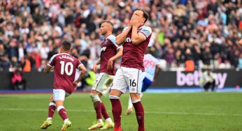 West Ham come l’Inghilterra, Noble entra per il rigore e fa una figuraccia