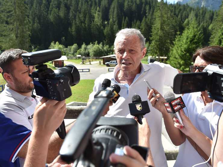 Zamparini ai microfoni - Getty Images