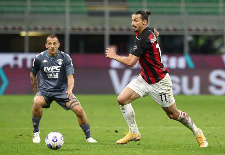 Zlatan Ibrahimović in campo