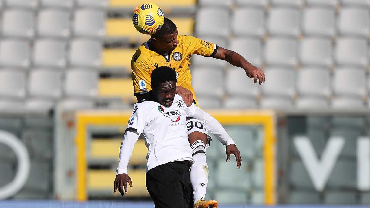 Contrasto Spezia-Udinese - Getty Images