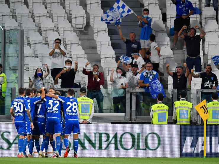 Empoli esulta a Torino - Getty Images