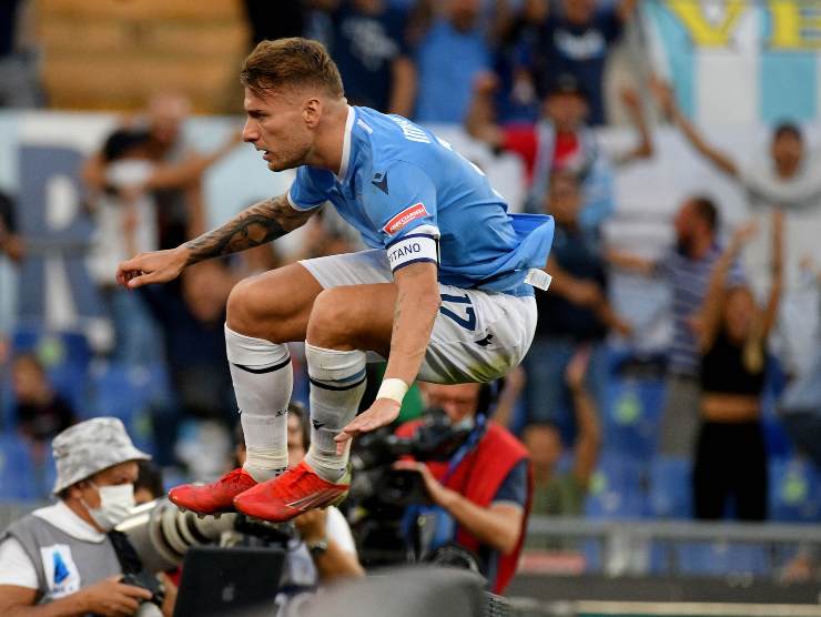 Immobile esulta salto - Getty Images