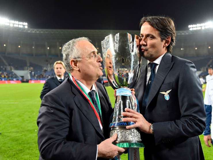 Inzaghi e Lotito - Getty Images