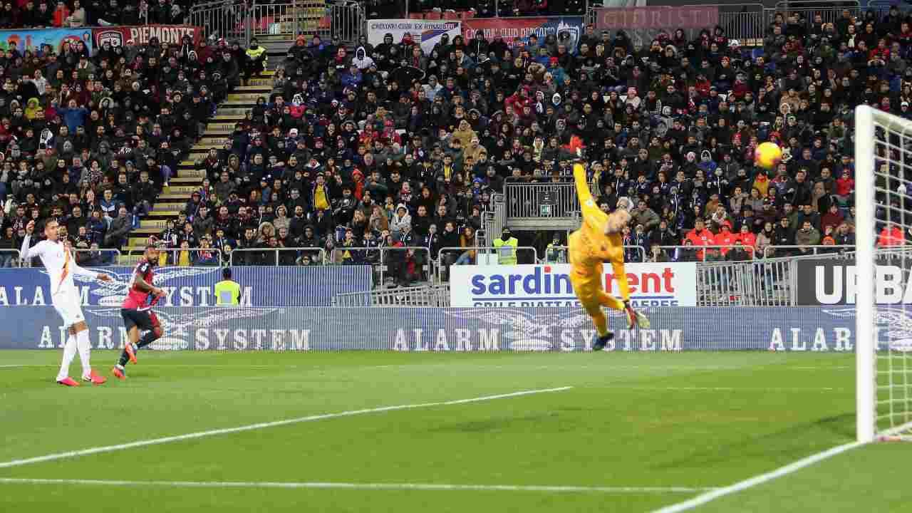 gol Cagliari Roma - Getty Images