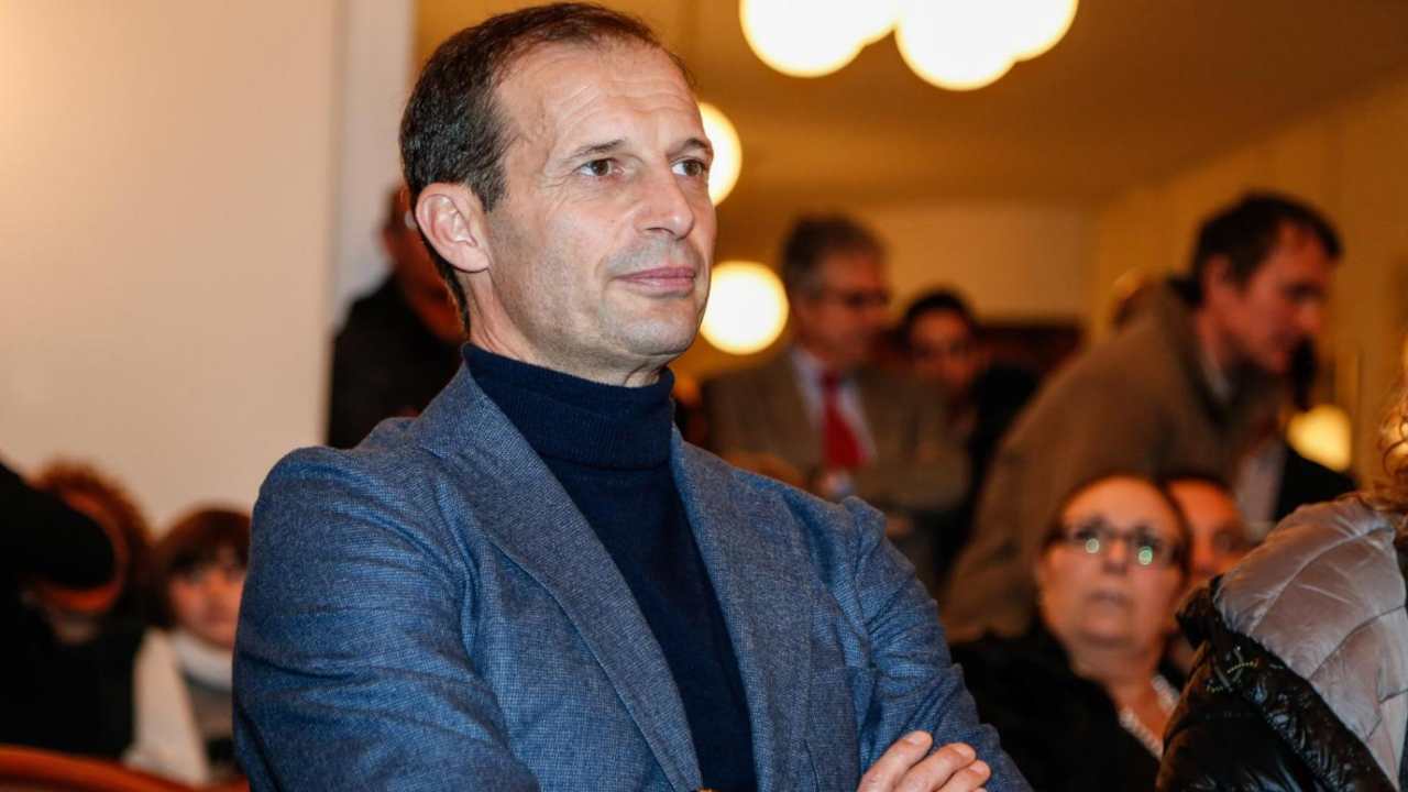 Allegri penserioso - foto LaPresse