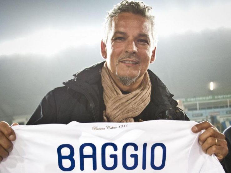 Baggio celebrato - Foto LaPresse