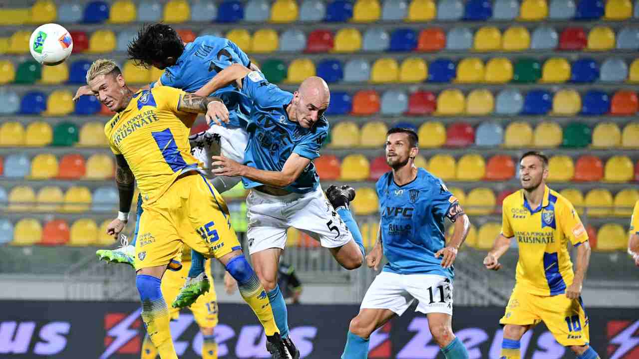 Benevento Frosinone - Foto LaPresse