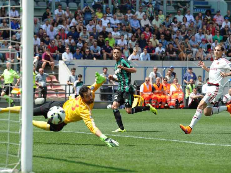 Berardi gol Milan - foto LaPresse