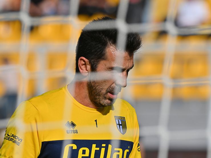 Buffon triste - Foto LaPresse