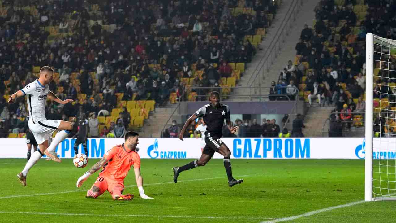 Dzeko in gol - Foto LaPresse