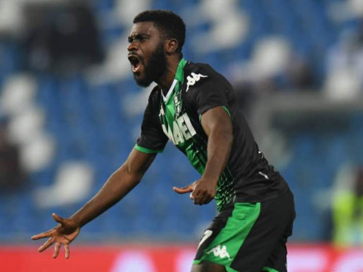 Jeremie Boga, attaccante del Sassuolo