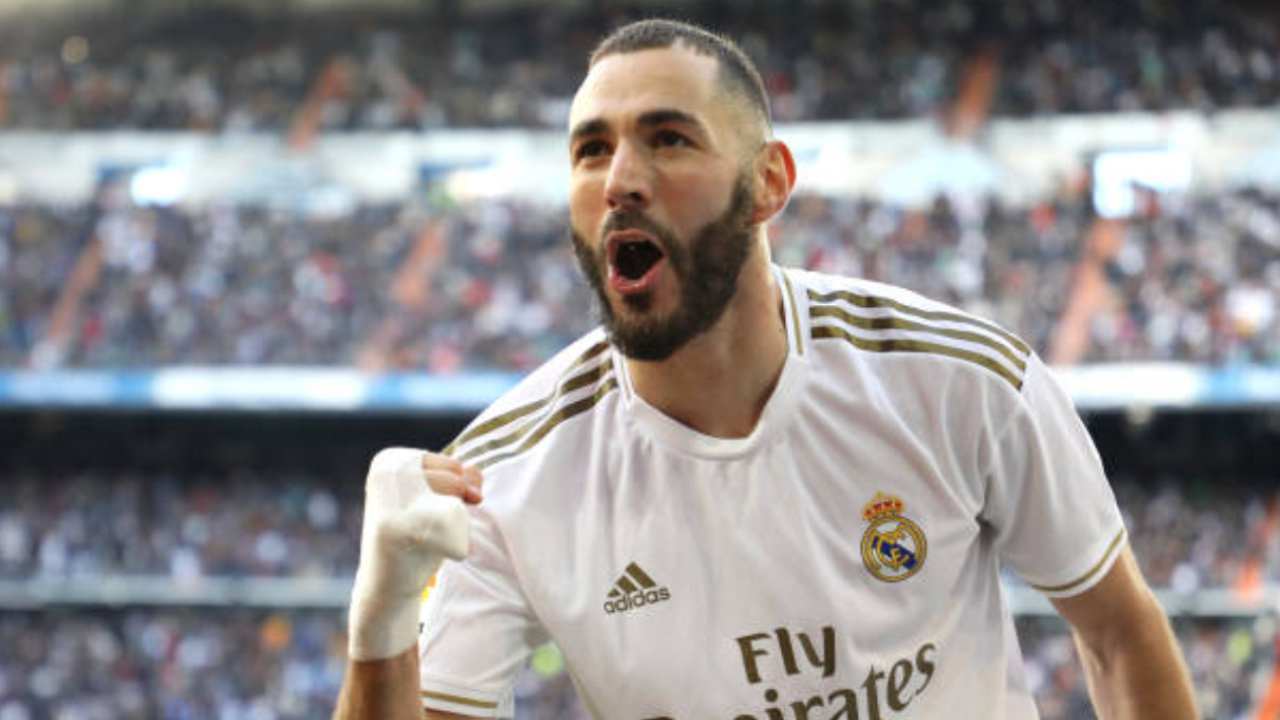 Karim Benzema, attaccante del Real Madrid