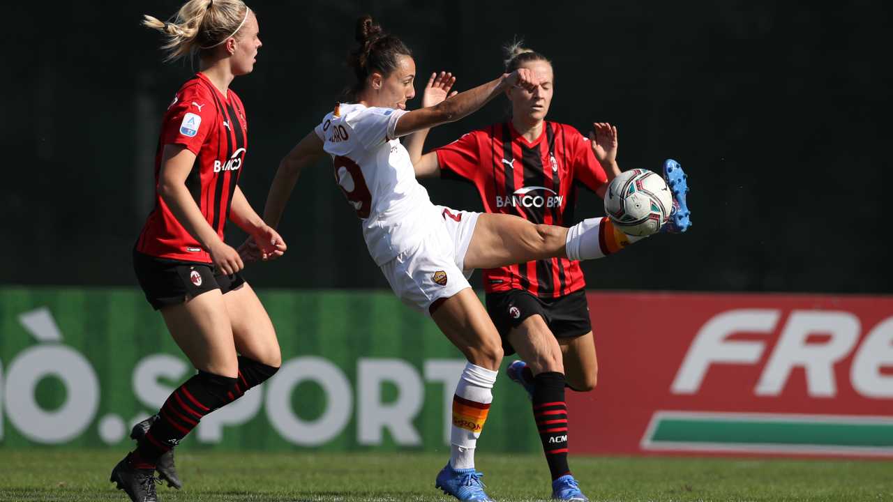 Milan - Roma femminile Getty Images