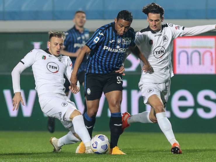 muriel vs Spezia - foto LaPresse