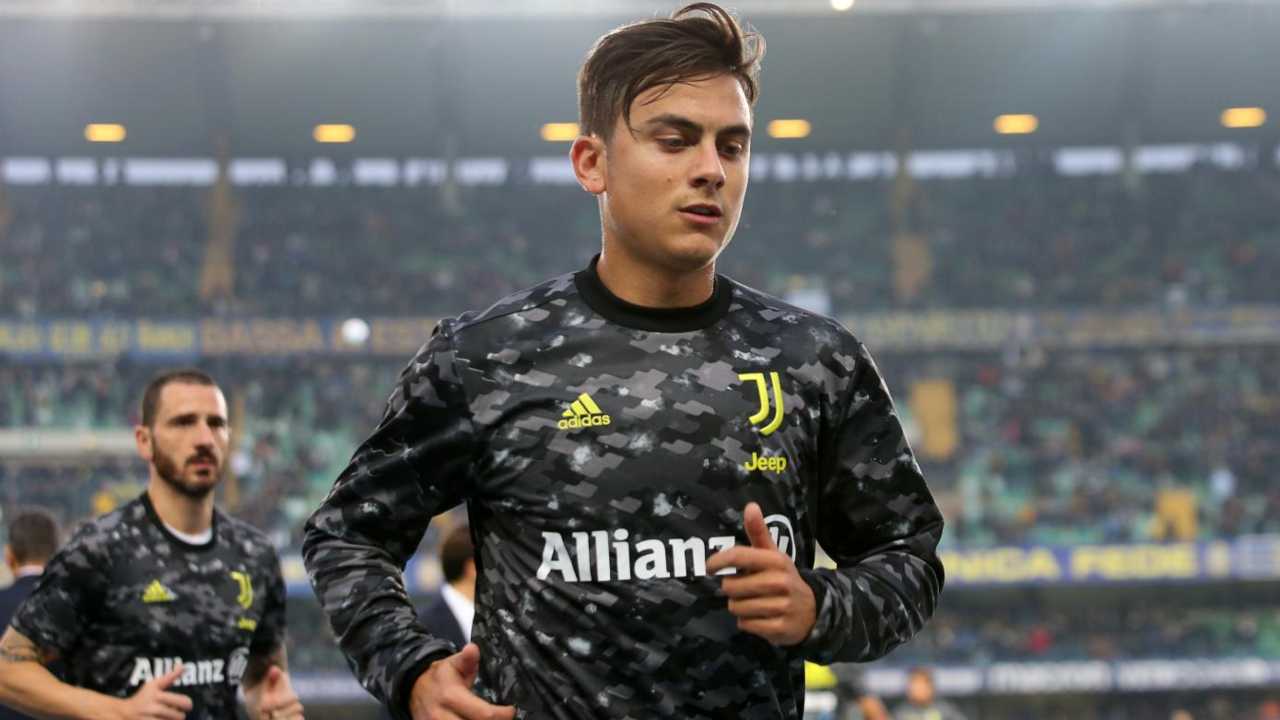 Paulo Dybala in allenamento - Foto LaPresse