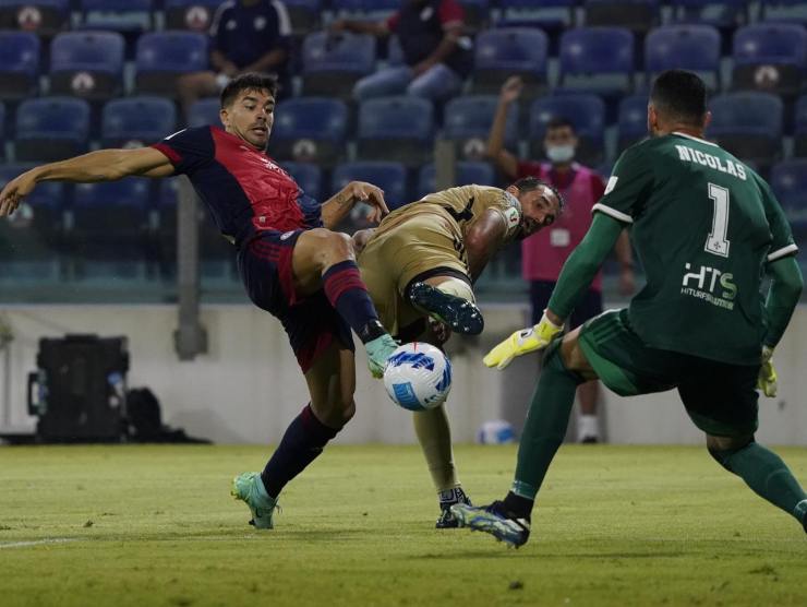 Simeone a Cagliari - foto LaPresse